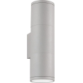 Ideal Lux - Зовнішній настінний світильник GUN 1xGU10/35W/230V 21 см IP44 сірий